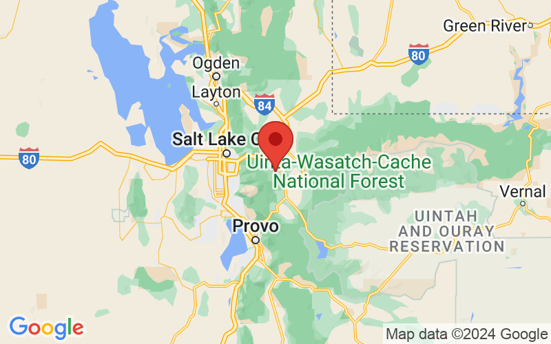 Map of Park City, Utah